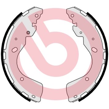 Zestaw szczęk hamulcowych Brembo S 56 547