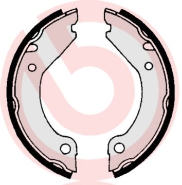 Zestaw szczęk hamulcowych, hamulec postojowy Brembo S 86 501