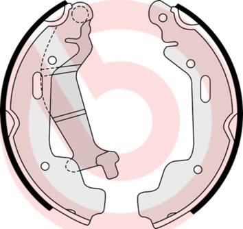 Zestaw szczęk hamulcowych Brembo S 59 516