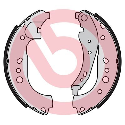 Zestaw szczęk hamulcowych Brembo S 68 550