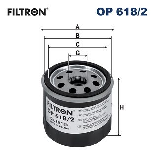 Filtr oleju Filtron OP 618/2