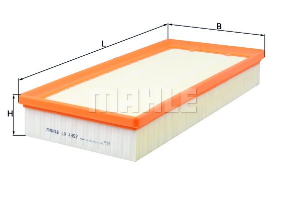 Filtr powietrza Mahle LX 4397