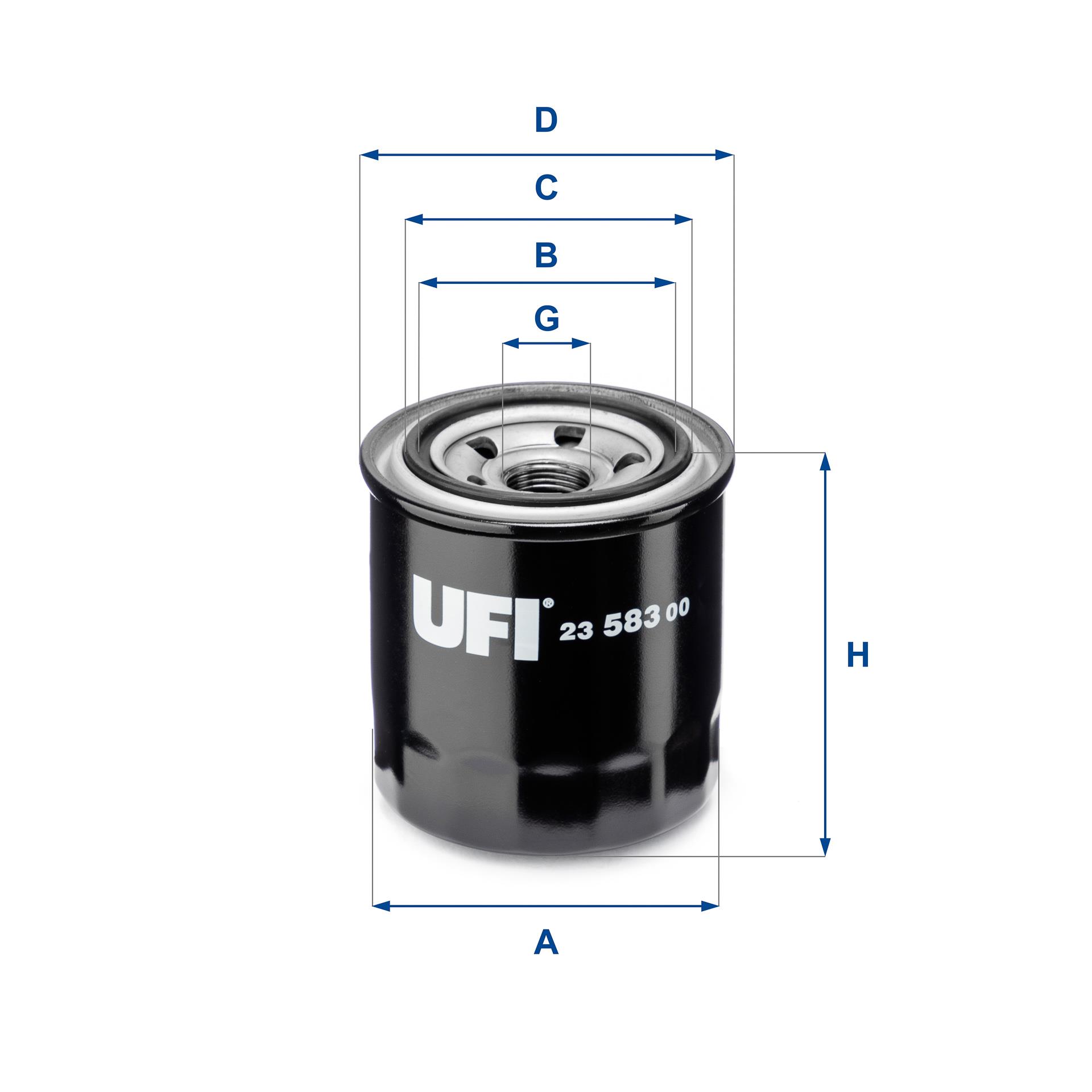 Filtr oleju UFI Filtry 23.583.00