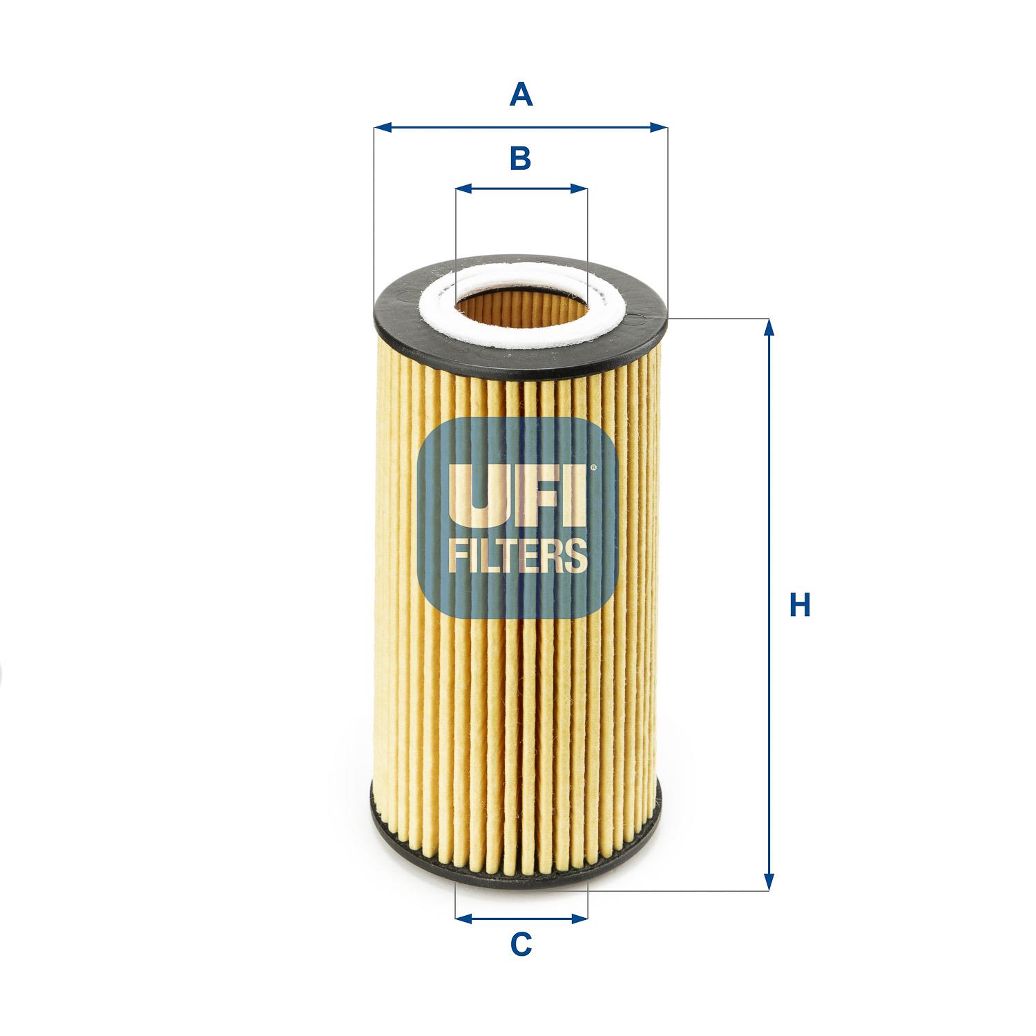 Filtr oleju UFI Filtry 25.154.00