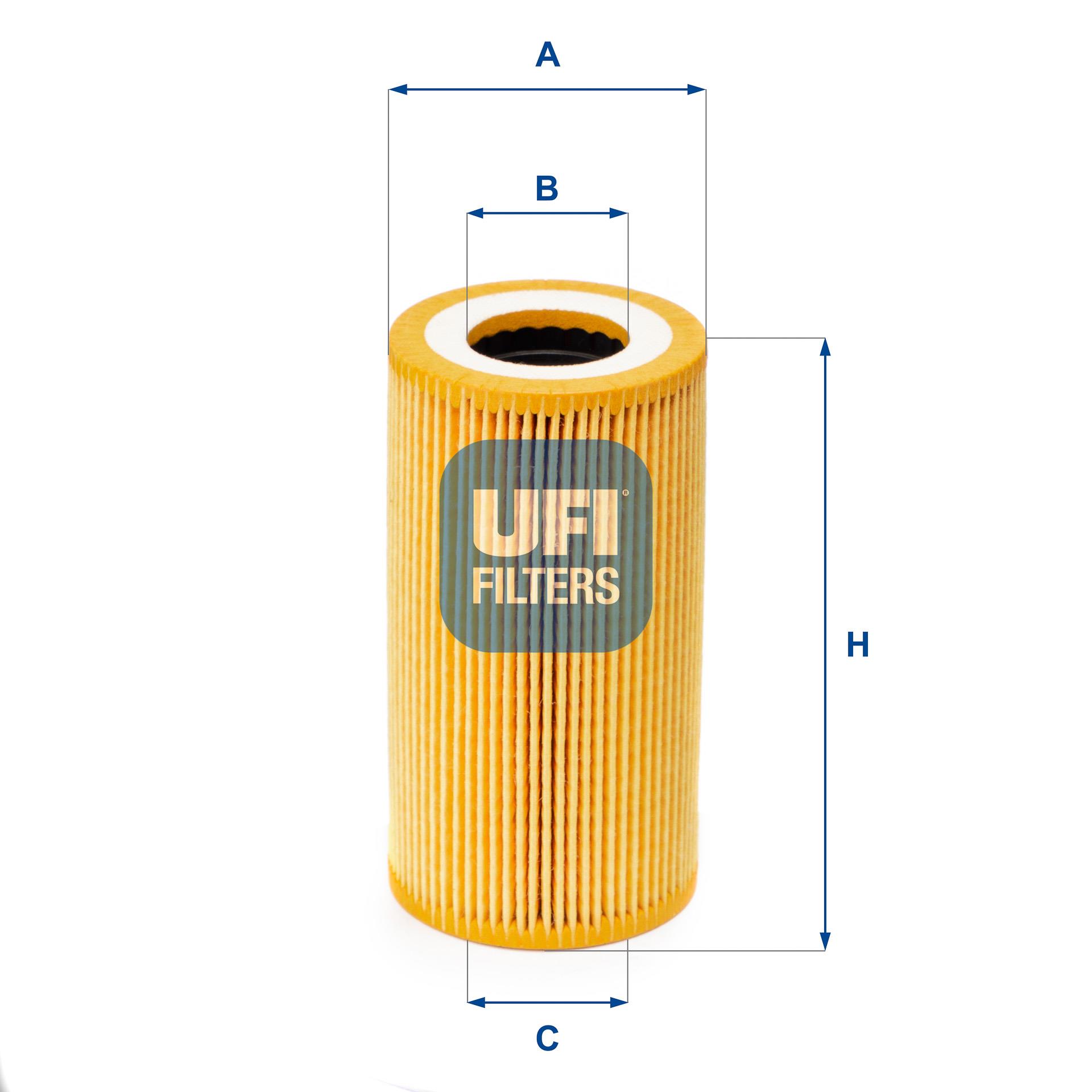 Filtr oleju UFI Filtry 25.165.00