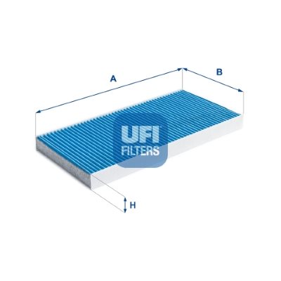Filtr, wentylacja przestrzeni pasażerskiej UFI Filtry 34.146.00