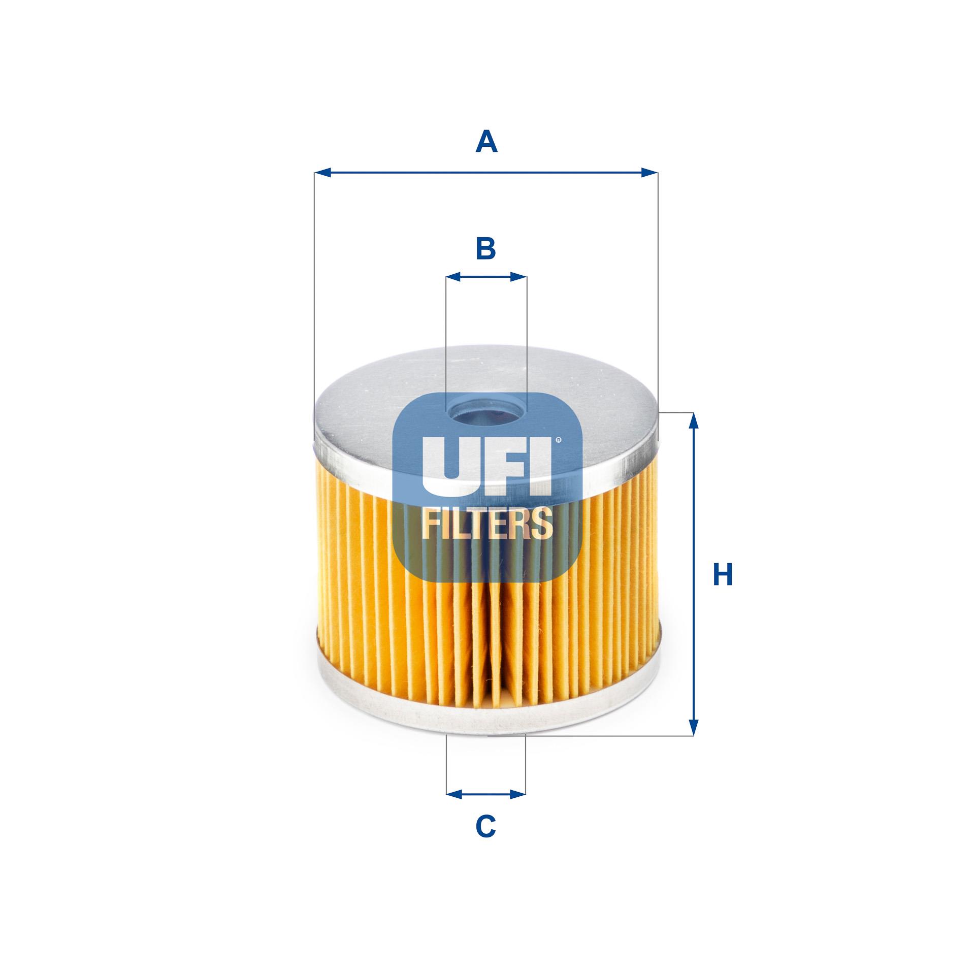 Filtr paliwa UFI Filtry 26.652.00