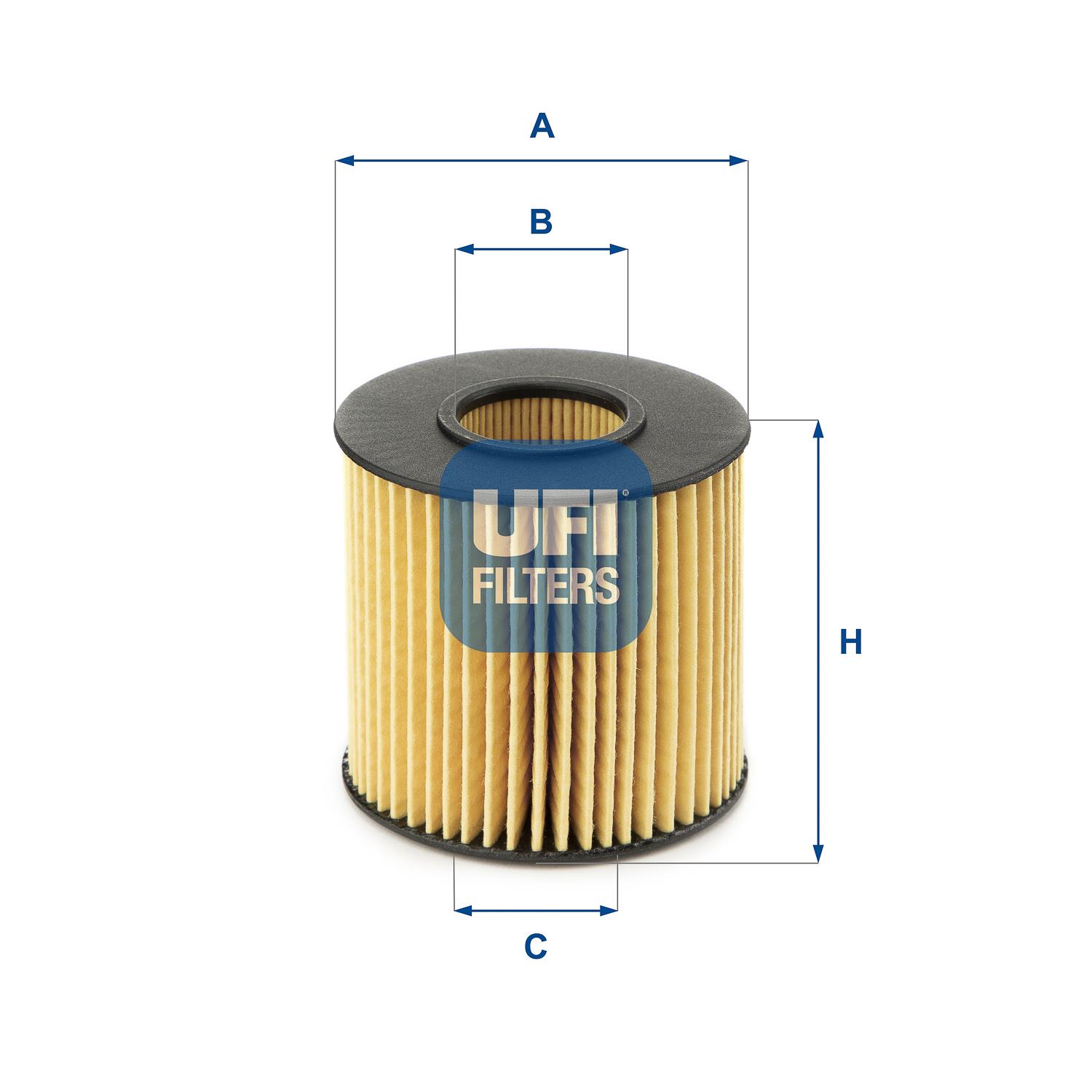 Filtr oleju UFI Filtry 25.196.00