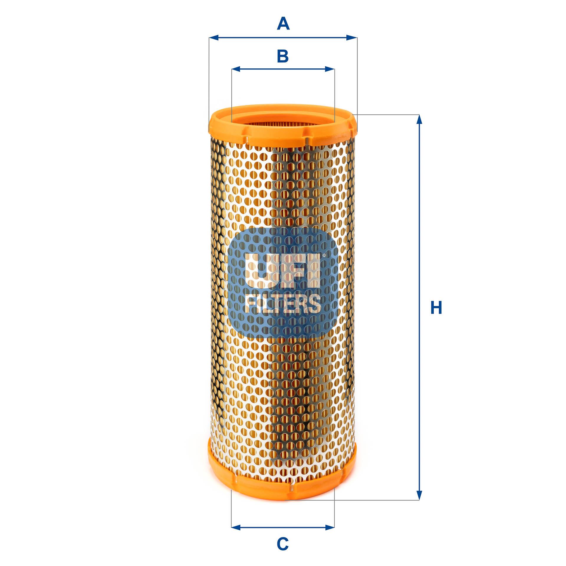 Filtr powietrza UFI Filtry 27.084.00