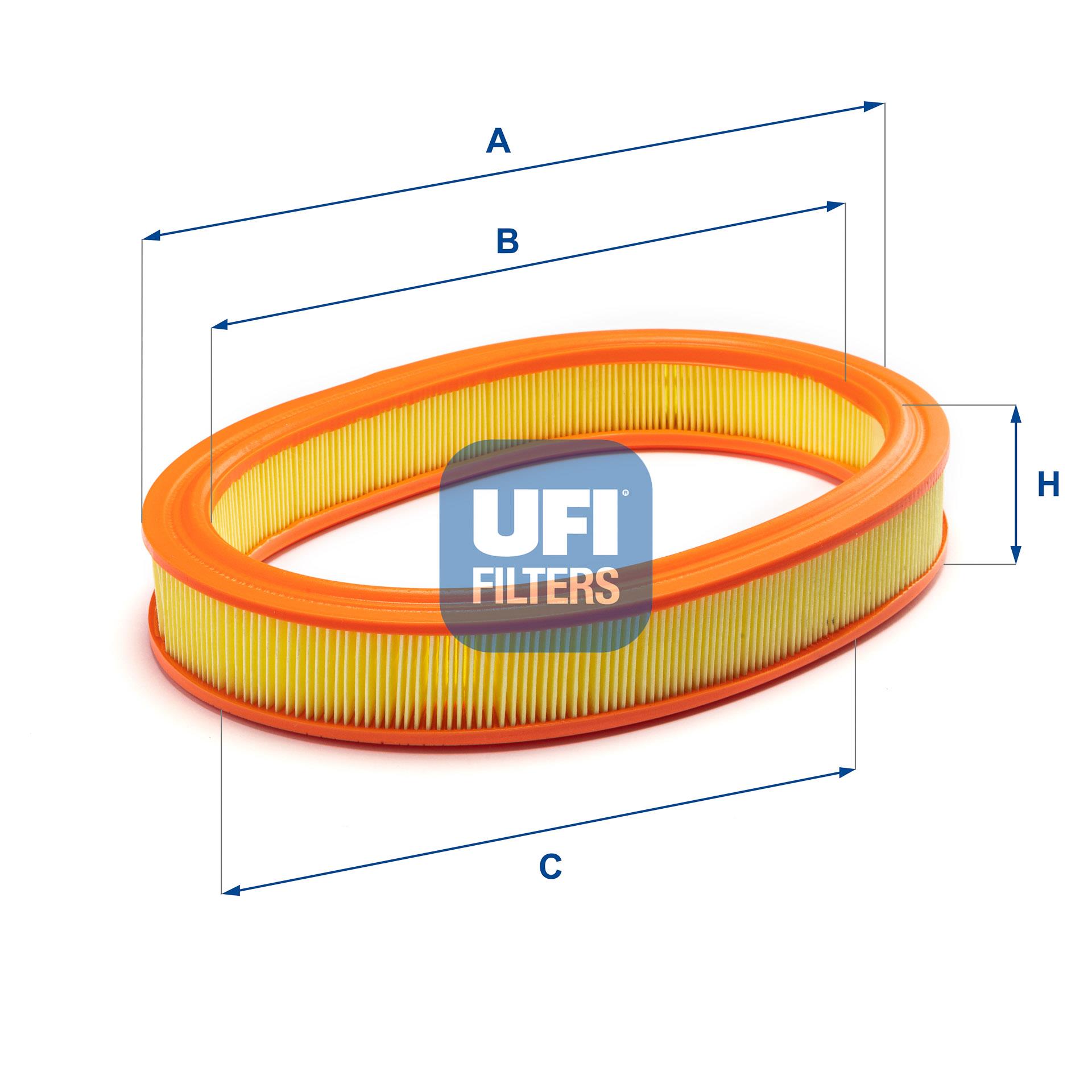 Filtr powietrza UFI Filtry 27.177.00