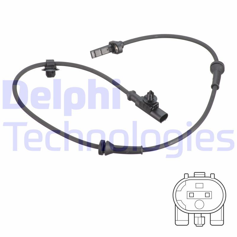 Czujnik, prędkość obrotowa koła Delphi SS20786