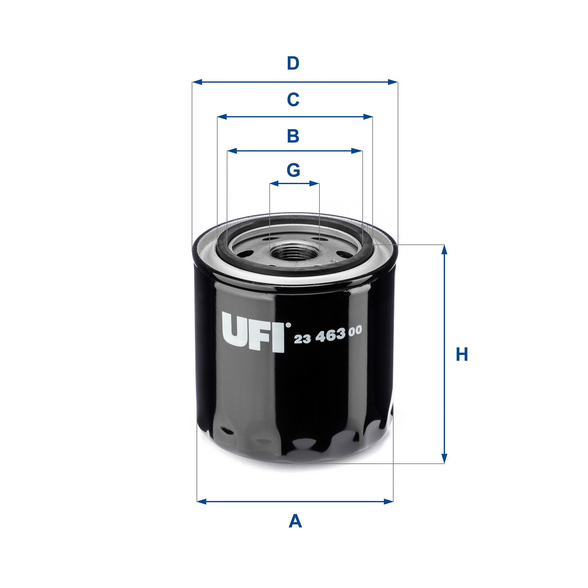 Filtr oleju UFI Filtry 23.463.00