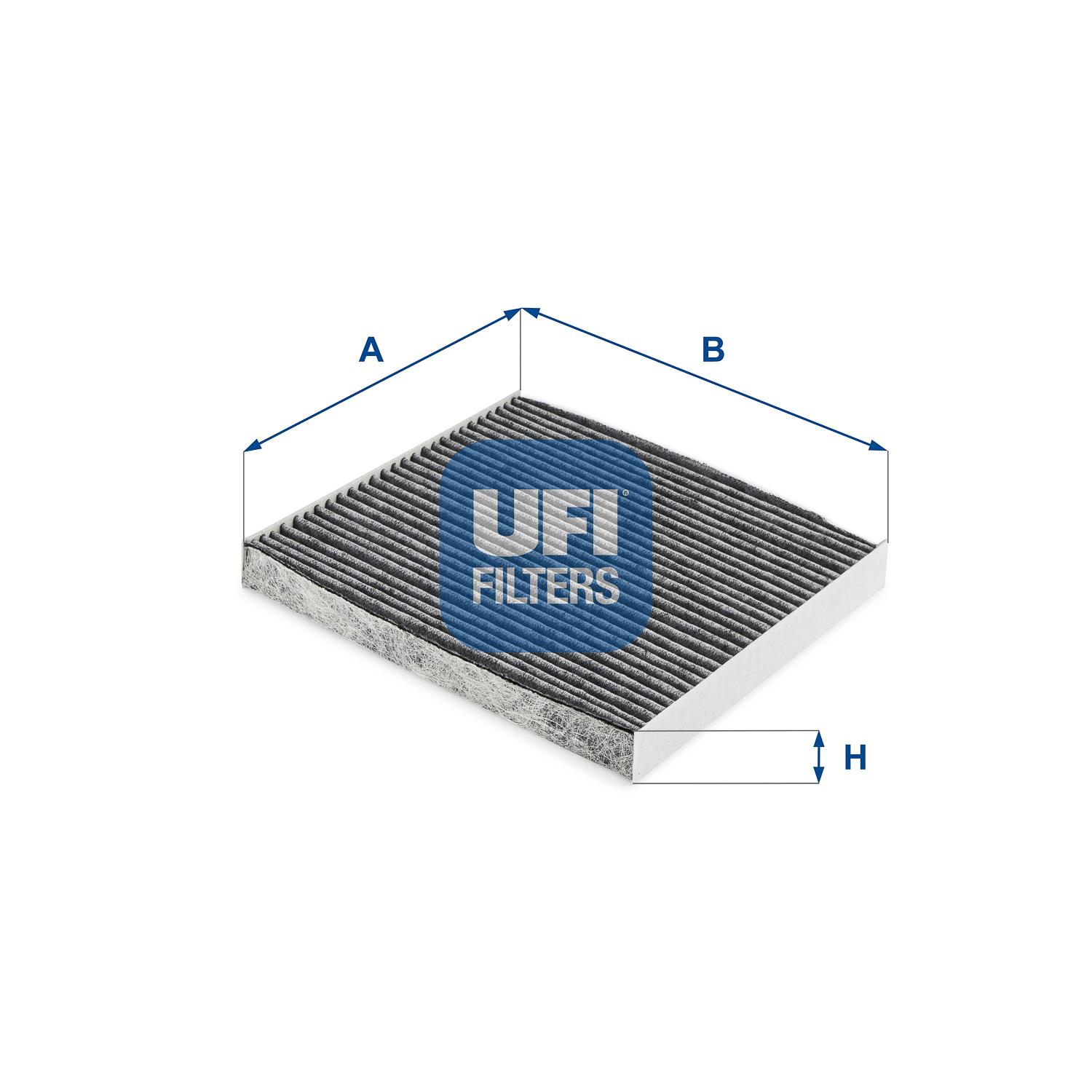 Filtr, wentylacja przestrzeni pasażerskiej UFI Filtry 54.271.00