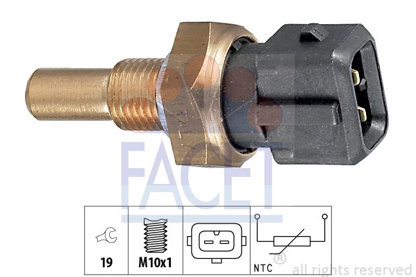 Czujnik, temperatura oleju Facet 7.3255