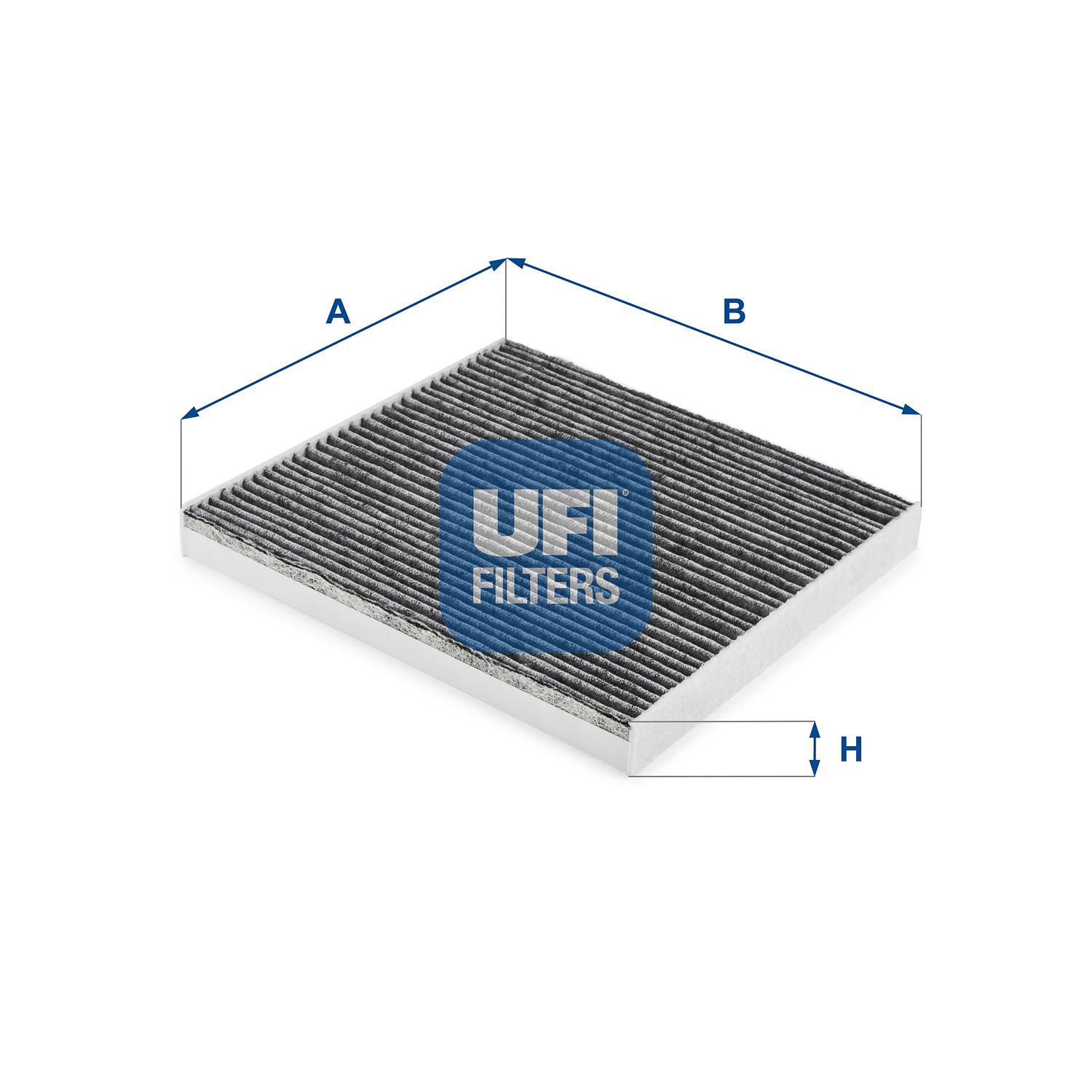 Filtr, wentylacja przestrzeni pasażerskiej UFI Filtry 54.269.00