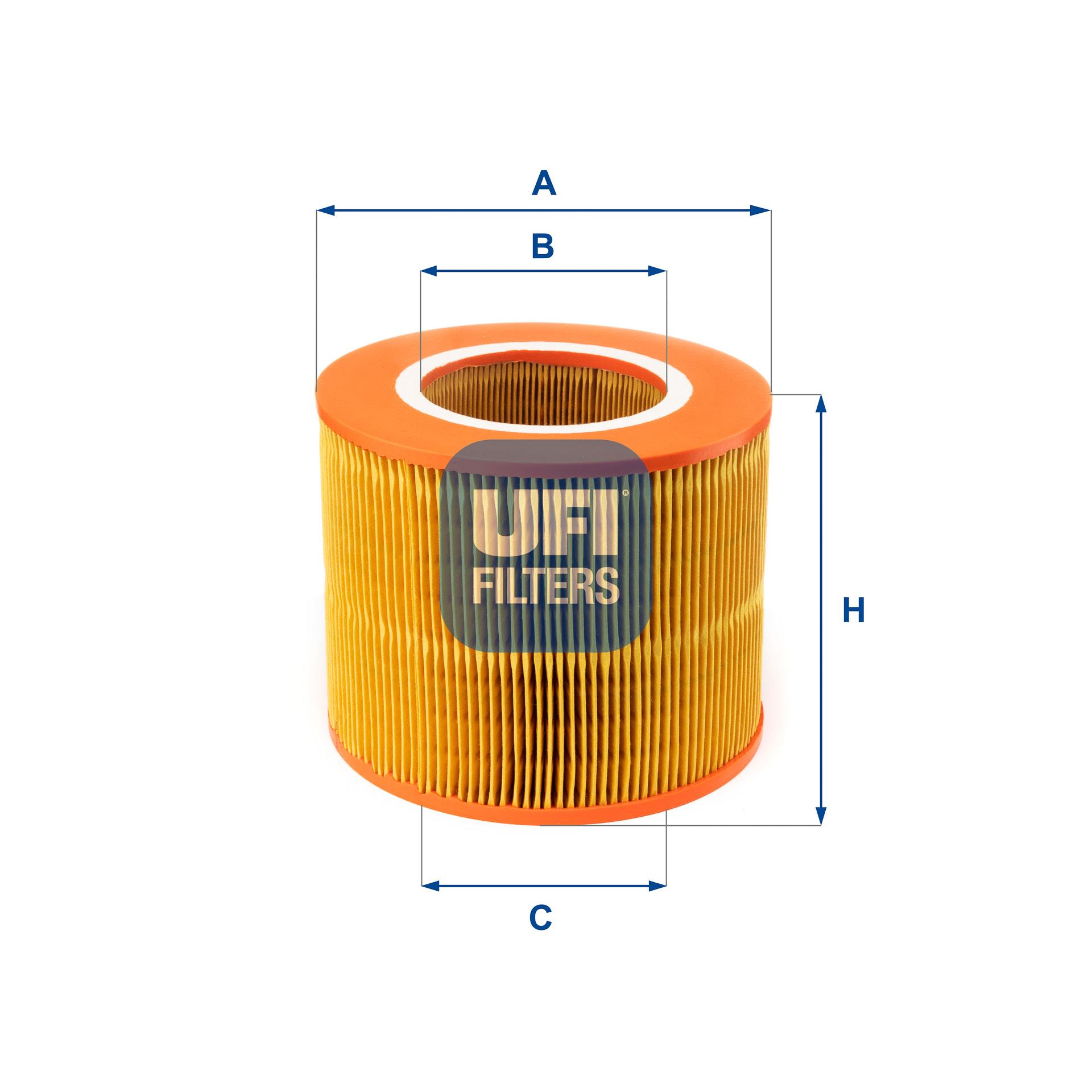 Filtr powietrza UFI Filtry 27.354.00