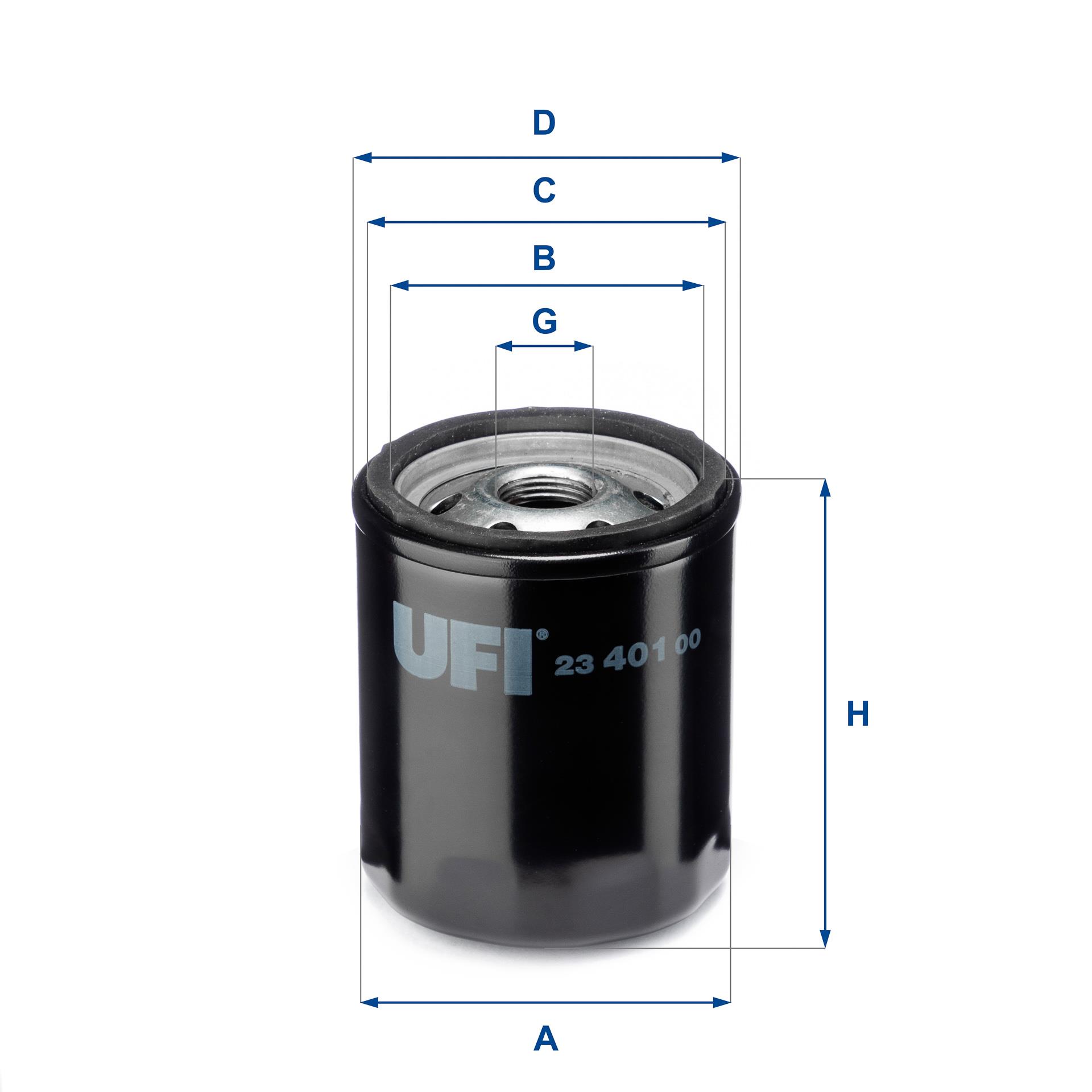 Filtr oleju UFI Filtry 23.401.00