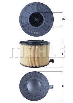 Filtr powietrza Mahle LX 4411