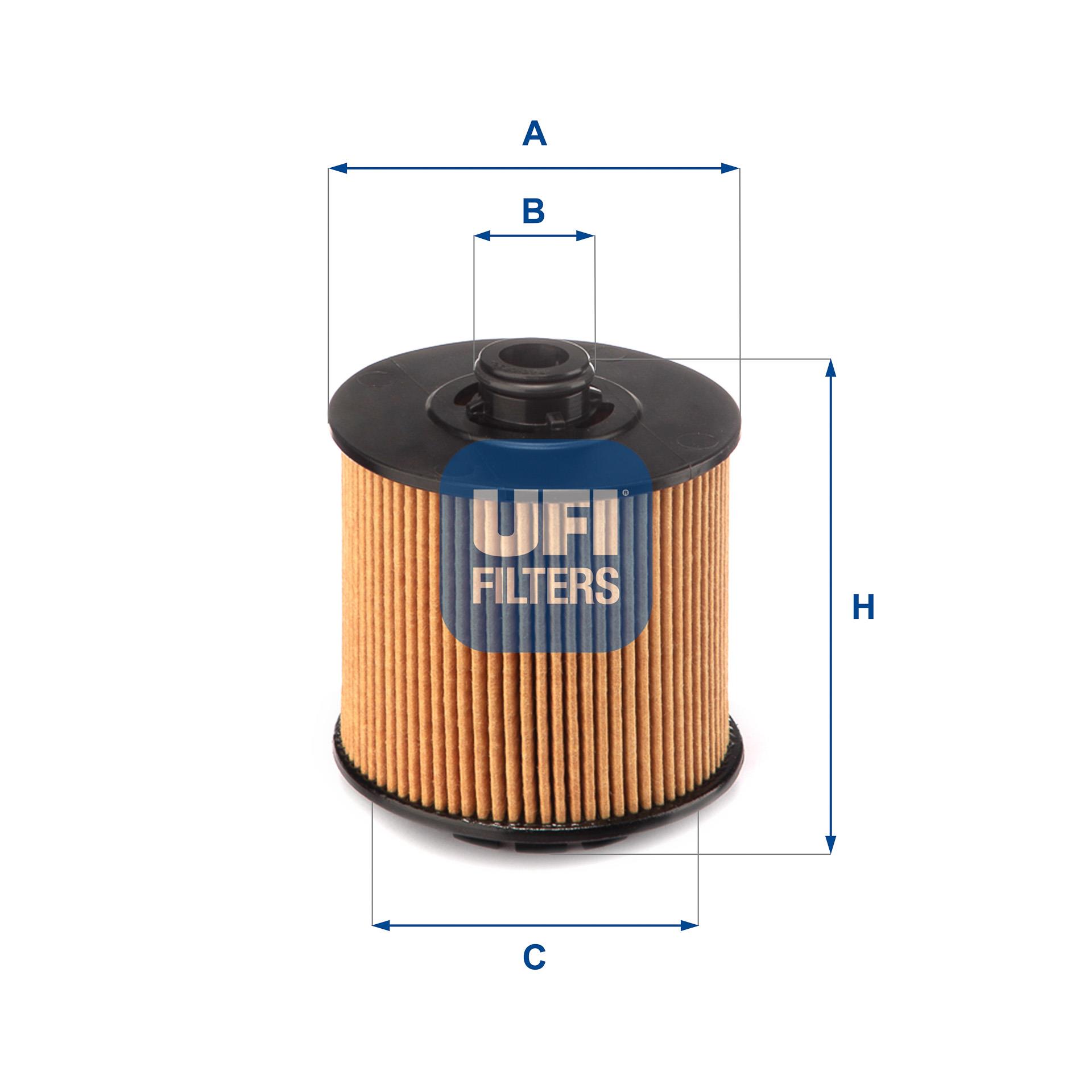 Filtr oleju UFI Filtry 25.173.01