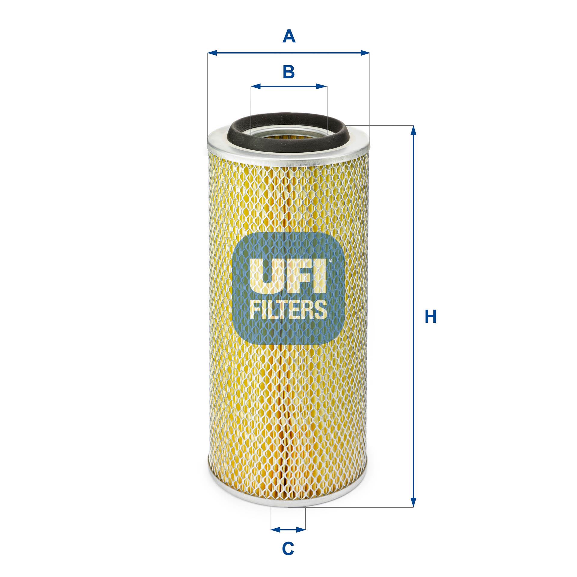 Filtr powietrza UFI Filtry 27.828.00