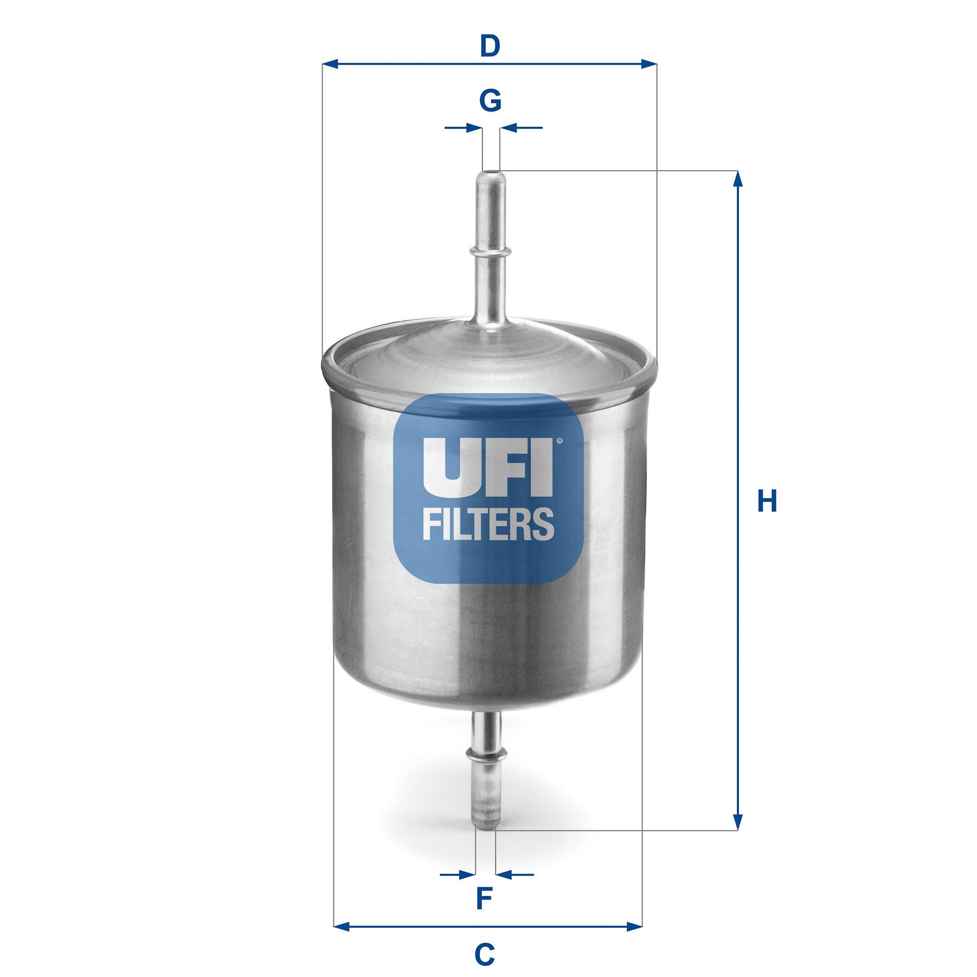 Filtr paliwa UFI Filtry 31.846.00