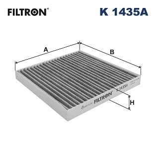 Filtr, wentylacja przestrzeni pasażerskiej Filtron K 1435A