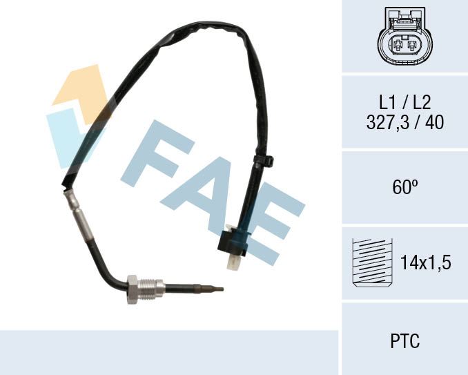 czujnik, temperatura spalin FAE 68027