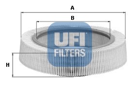 Filtr powietrza UFI Filtry 30.896.00