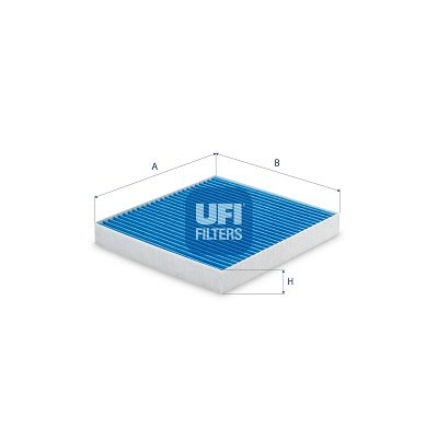 Filtr, wentylacja przestrzeni pasażerskiej UFI Filtry 34.150.00