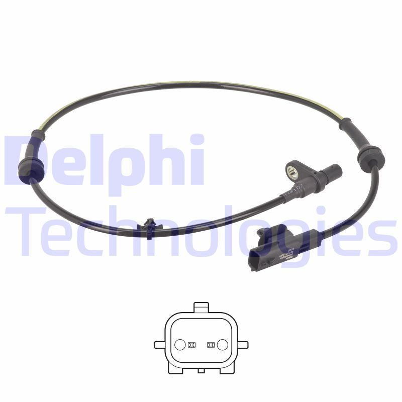 Czujnik, prędkość obrotowa koła Delphi SS21257-12B1