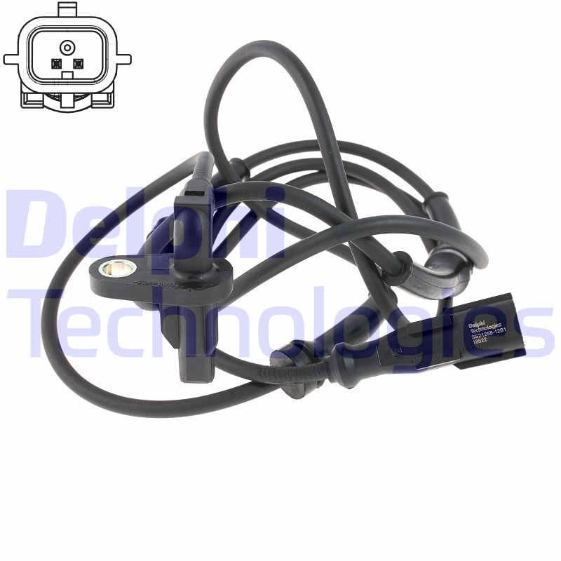 Czujnik, prędkość obrotowa koła Delphi SS21258-12B1