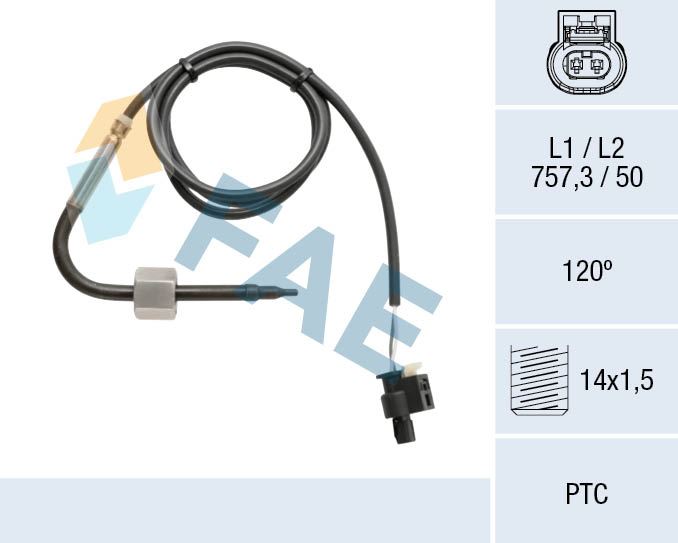 czujnik, temperatura spalin FAE 68050
