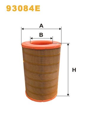 WIX Filters Filtr Powietrza Nr 93084E