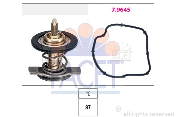 Termostat, płyn chłodzący Facet 7.8595