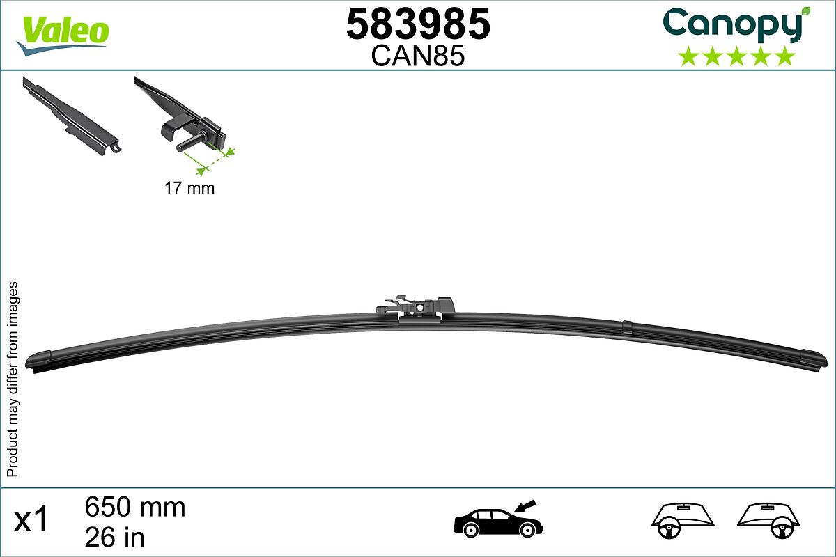 Pióro wycieraczki Valeo 583985