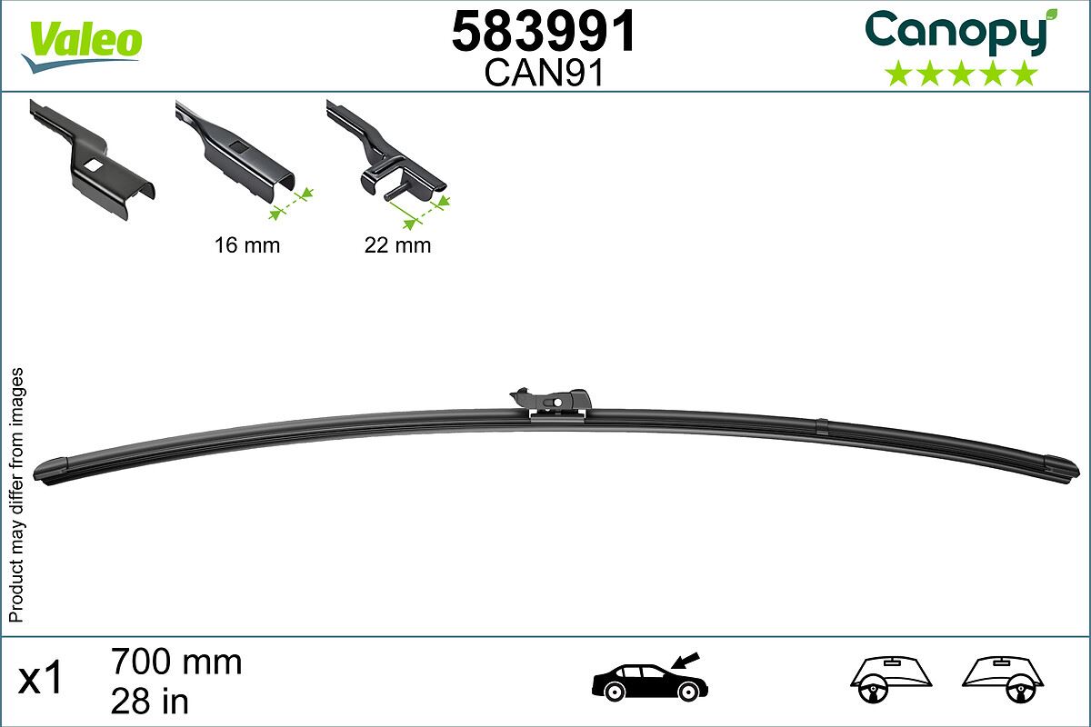 Pióro wycieraczki Valeo 583991