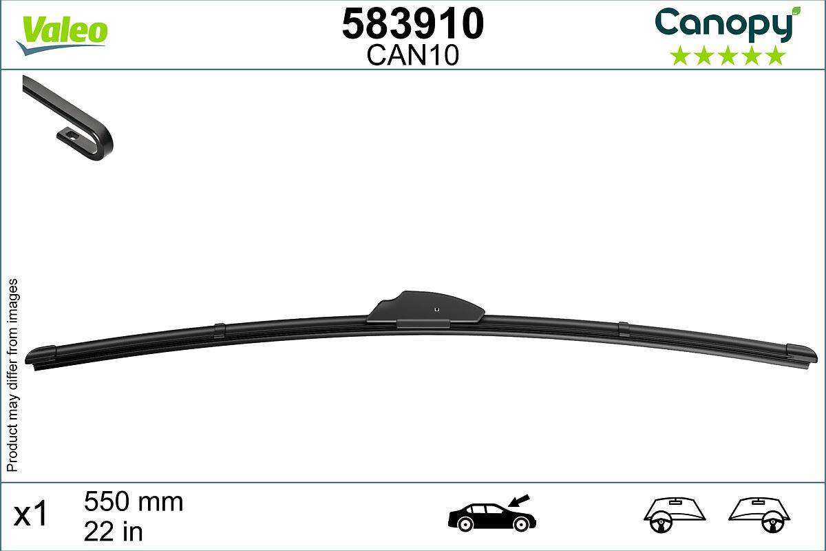 Pióro wycieraczki Valeo 583910