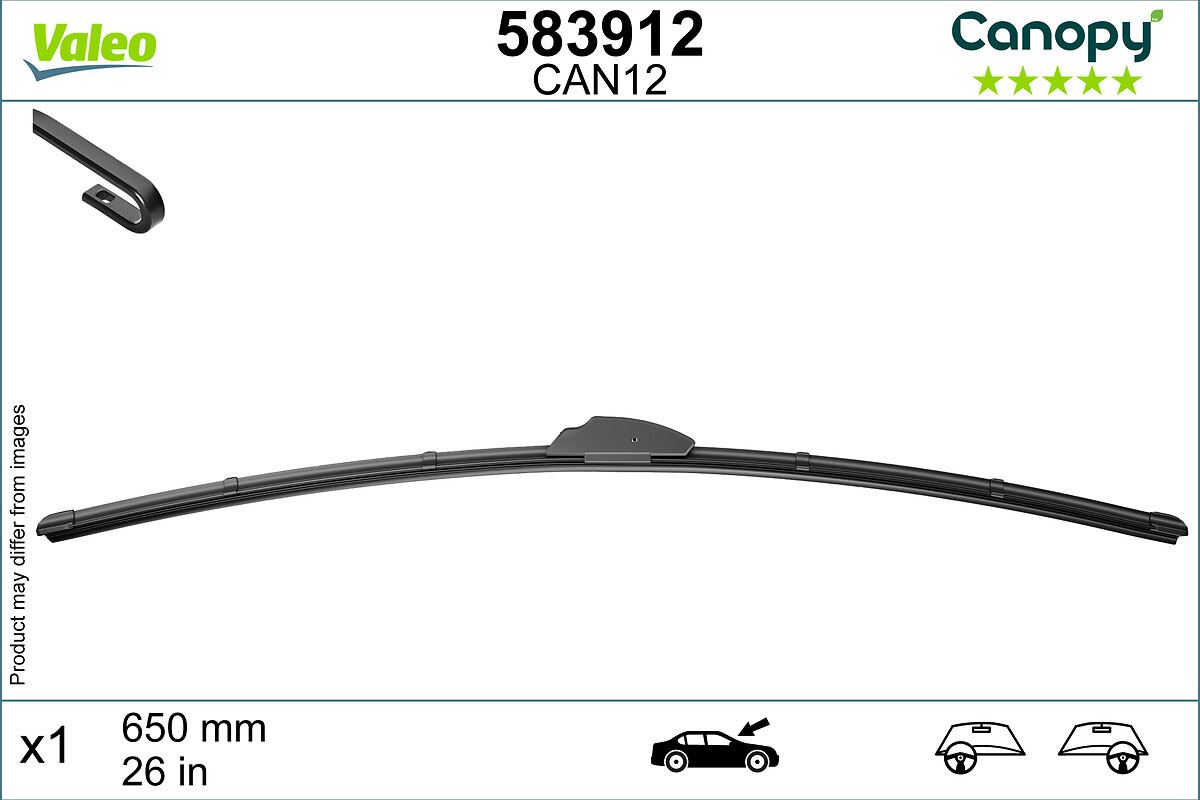 Pióro wycieraczki Valeo 583912
