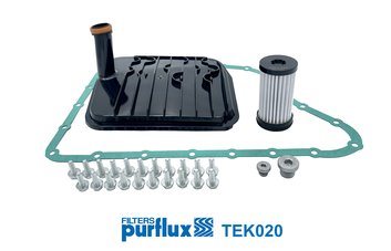 Zestaw filtra hydraulicznego, automatyczna skrzynia biegów Purflux TEK020