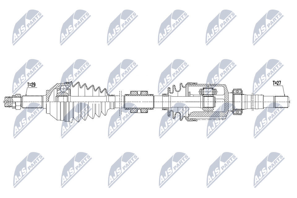 Wał napędowy NTY NPW-NS-160