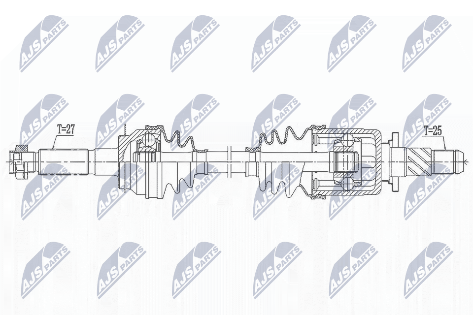 Wał napędowy NTY NPW-SB-033