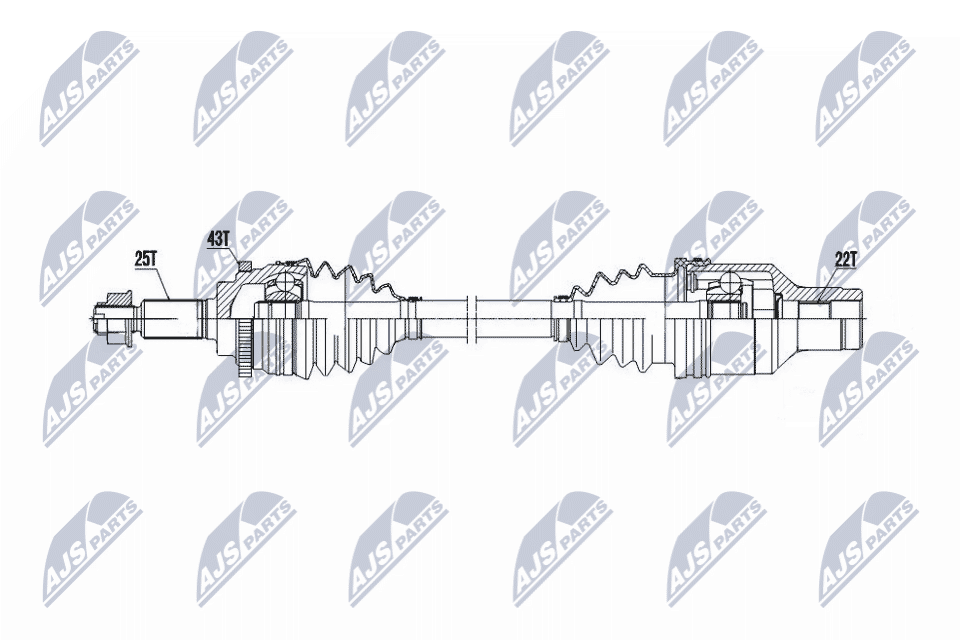 Wał napędowy NTY NPW-SU-052