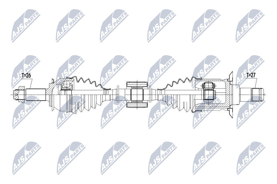 Wał napędowy NTY NPW-BM-103