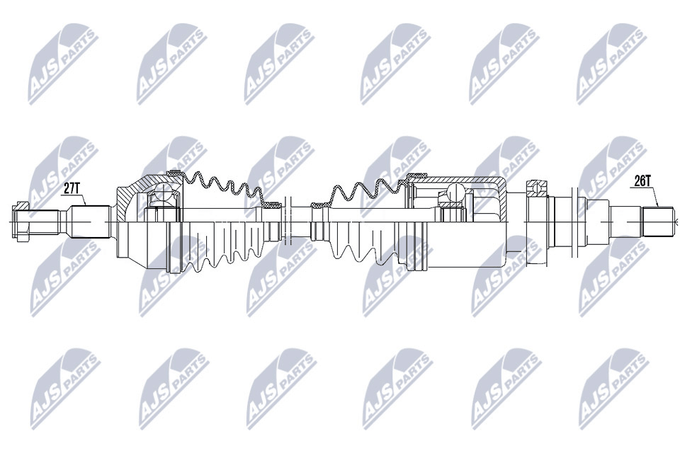 Wał napędowy NTY NPW-FR-046