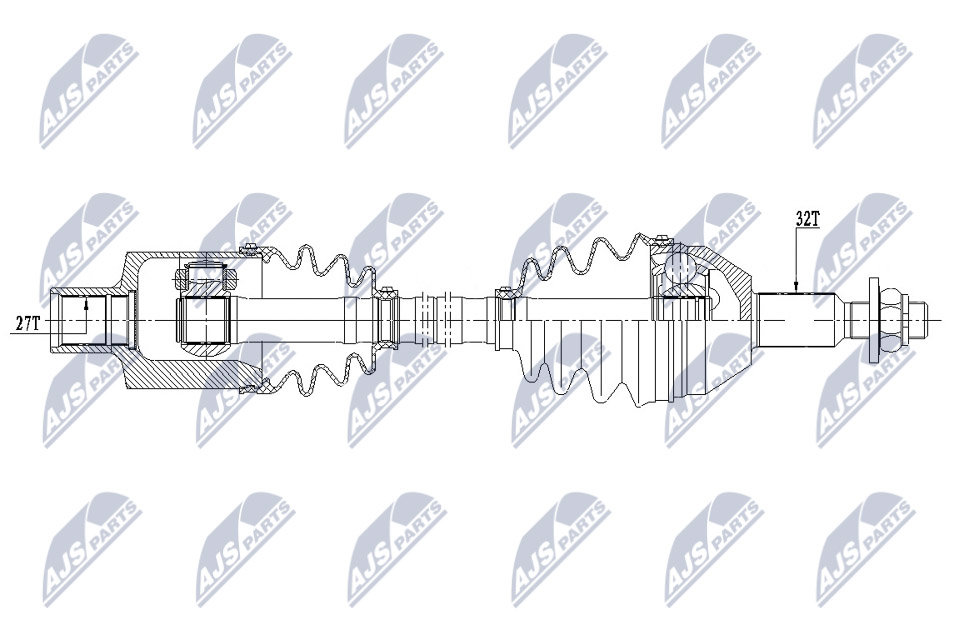 Wał napędowy NTY NPW-CH-110