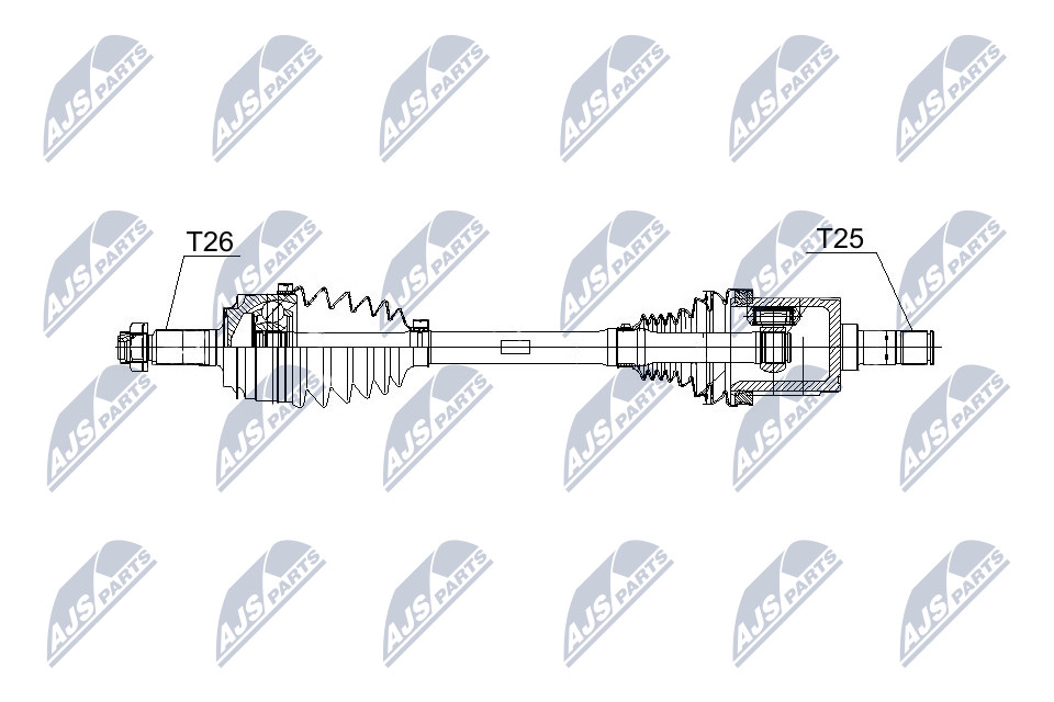 Wał napędowy NTY NPW-HD-064