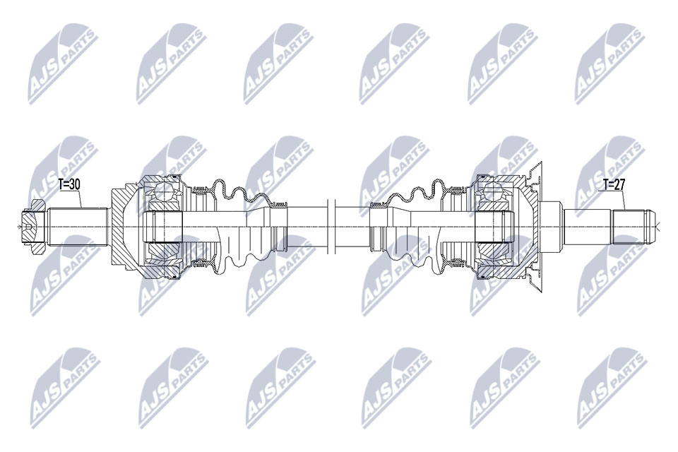 Wał napędowy NTY NPW-BM-160