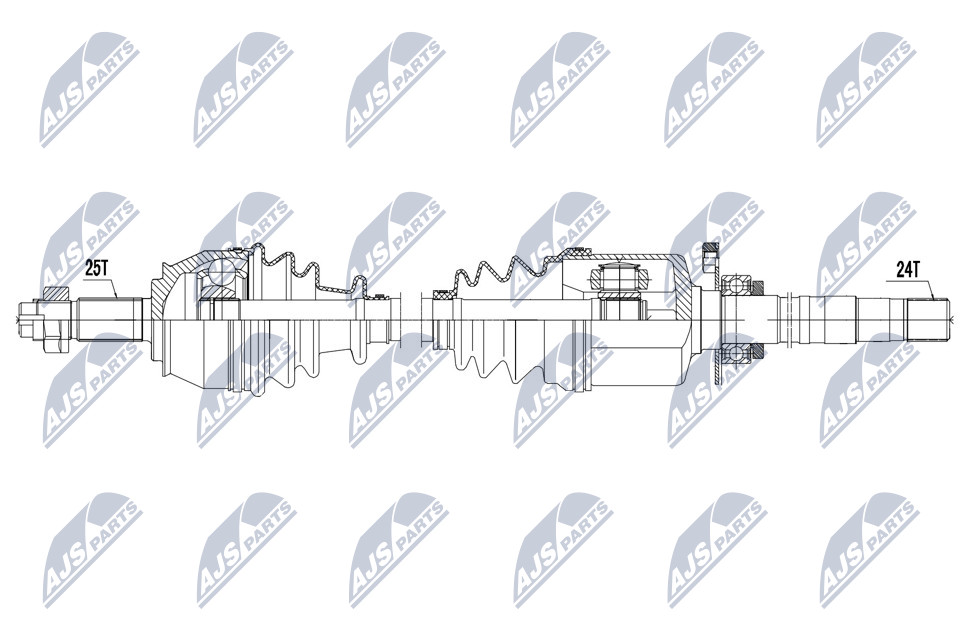 Wał napędowy NTY NPW-FT-020