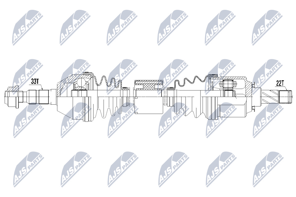 Wał napędowy NTY NPW-PL-044