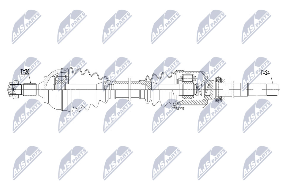 Wał napędowy NTY NPW-CT-105